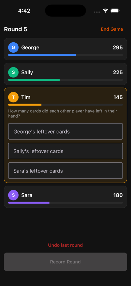 Skip Count gameplay screen